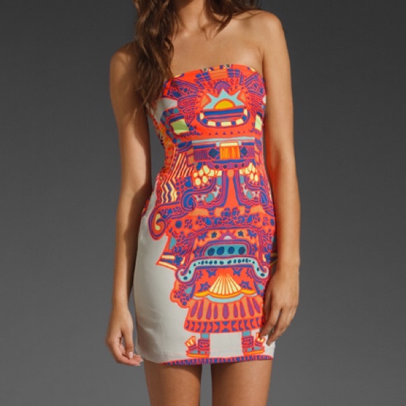 Mara Hoffman Dresses & Skirts - Mara Hoffman Strapless Mini Party Dress Size 4 EUC